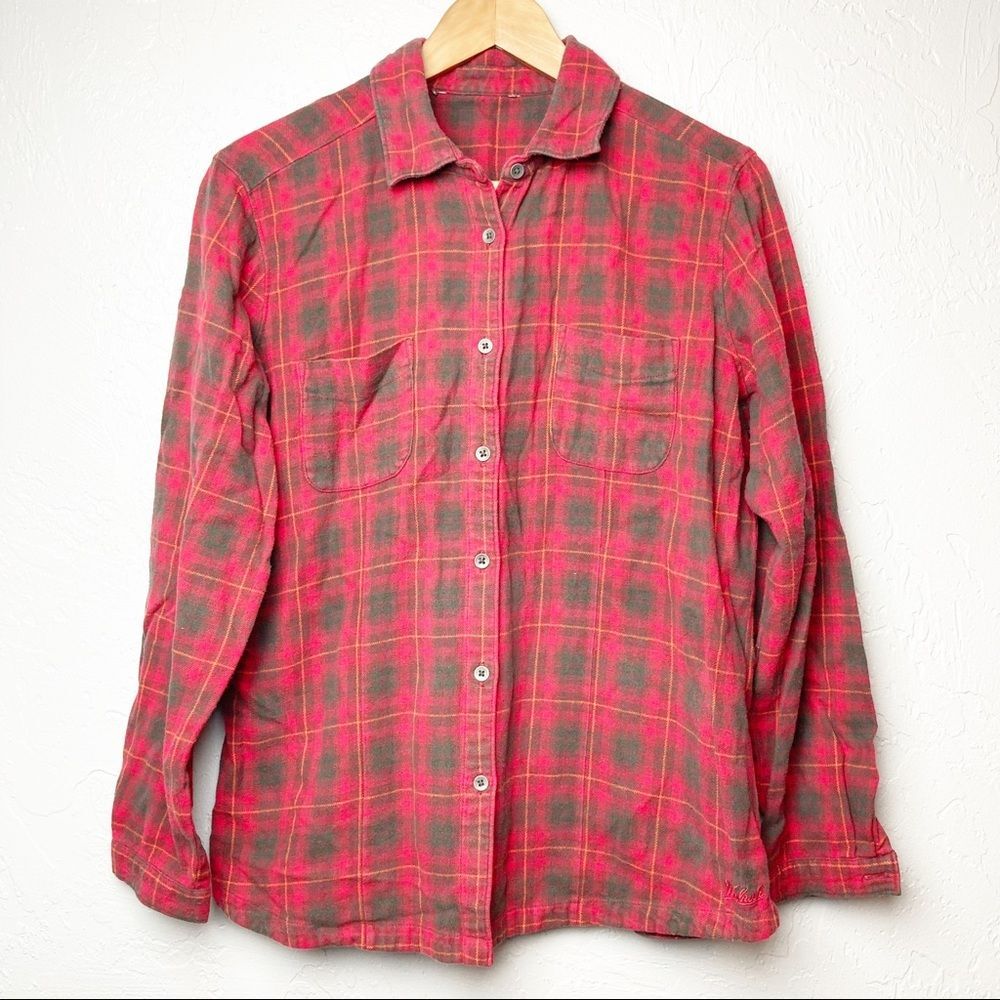 Woolrich Cotton flannel plaid woman’s shirt